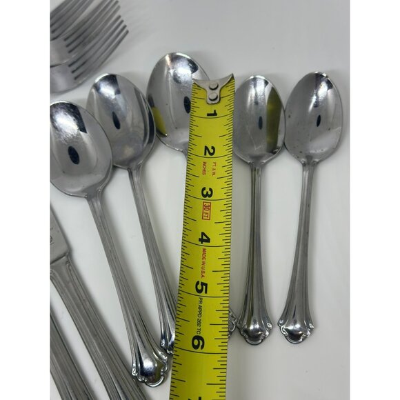 VTG Pfaltzgraff Jamestown Stainless Steel Flatware Set-of-15 Knives Spoons Forks - Picture 9 of 10